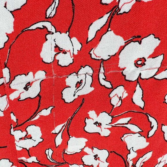 Spiritual Gangster Red Floral Romper with Tassels Size Small - Picture 9 of 14